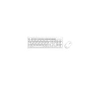 ATLANTIS LAND - Tastiera Wireless Meccanica Basic 300W Colore Bianco (Layout Italiano) + Mouse Ottico 3Tasti 1200 DPI Colore Bianco