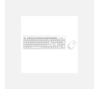 ATLANTIS LAND - Tastiera Wireless Meccanica Basic 300W Colore Bianco (Layout Italiano) + Mouse Ottico 3Tasti 1200 DPI Colore Bianco