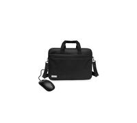 Atlantis Land - Kit borsa per notebook Lisbona P004-K265 fino a 16" + mouse ottico nero