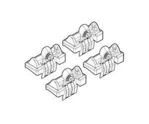 Kit attacchi barre portatutto 34 Bmw X5 (E53) 05/00>11/03 tetto standard