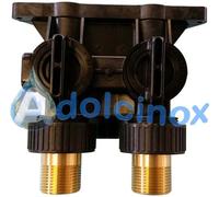 KIT ATTACCHI BY-PASS PER VALVOLA AUTOTROL 255 - FILETTO IN-OUT 1" GAS