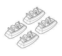 Nordrive N21135 135 Attacchi Kit su Misura per Opel Astra J GTC 09/11>12/13/Opel Astra J GTC 01/14>08/18, Confezioni da 4