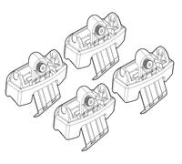 Kit Attacchi C160 NISSAN QASHQAI Attacchi Tetto