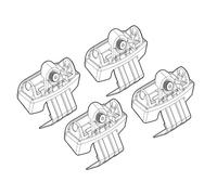 Lampa N21166 Kit Attacchi per Montaggio sul Tetto di Due Barre, 166