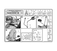 Kit Attacchi Givi A106A Specifico per 106A