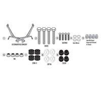 Kit Attacchi Givi A9053A per Parabrezza 9053A, ROYAL ENFIELD METEOR 350