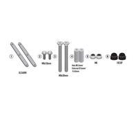 D6711KIT - Kit Attacchi per Givi 6711DT Aprilia SR 125 GT (22-23)