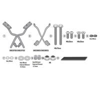 Kit attacchi GIVI sr9221 per bauletto Monokey/Monolock, Cfmoto multiterrain 650/