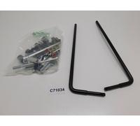 KIT ATTACCHI PARABREZZA SET BRACKET WINDSCREEN FACO PER PIAGGIO SKIPPER 98 41745