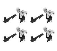 Nordrive Kit staffe per barre K7 (N21417) – Attacchi Snap e Silenzio Cx, completo per 2 montaggi