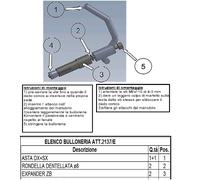 KIT Attacchi per parabrezza FABBRI per PIAGGIO VESPA S 50 TOP ALTO 2007-2012
