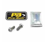 Kit attacchi pinza freno PRO BOLT Argento 17020565
