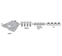 Kit Attacco Givi SRA8208 per Bauletto Monokey, MOTO GUZZI STELVIO 1000