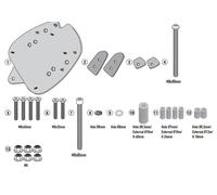 Kit attacco posteriore GIVI sr1189 per bauletto Monolock Honda sh 125-150-350