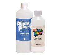 Kit attivatore per slime, colle e slime, soluzione all-in-one atossica, materiale scolastico, progetti artistici e artigianali, PVA e attivatore per slime, prodotto nel Regno Unito (colla per slime da