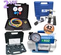 Kit attrezzatura impianto condizionamento - cartellatrice, dinamometrica, manome