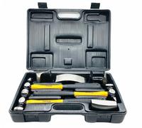 KIT ATTREZZI PER CARROZZIERE DA RIPARAZIONE COMPLETO DI 3 MARTELLI 4 TASSI