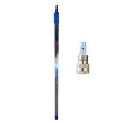 Kit Attrezzi Pulizia Radiatore Metallo Asta 40CM con Testa Girevole 360 Gradi pe