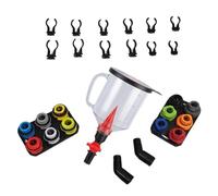 Kit Attrezzi Rabbocco Refrigerante,18 Pezzi Riempitore Radiatore Portatile Universale,Kit Imbuto Spurgo Liquido Refrigerante | Per Auto Camion SUV Motore Impianto Di Raffreddamento Spurgo Lavaggio Fil