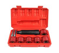 Kit Attrezzi Rimuovi Ruggine 9 Pezzi Set Spazzole Ruota Auto Progettato per Puli