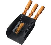 Accessori per pulizia stufa camino - Paletta + scopino + raschietto in ferro bat