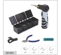 KIT ATTREZZO SALDATRICE PISTOLA SALDANTE RIPARAZIONE PLASTICA PARAURTI AUTO 40W