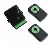 Kit attuatore 2 ch 433,92 mhz 12 V per automazione serrande e cancelli MK-URCRX2