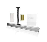 Kit attuatore lineare per apricancello Apri finestra automatico con motore intelligente Smart Tuya DC24V con interruttore Controllo app telefono, con sensore pioggia opzionale(Kit2)