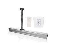 Kit attuatore lineare per apricancello Apri finestra automatico con motore intelligente Smart Tuya DC24V con interruttore Controllo app telefono, con sensore pioggia opzionale(Kit4)