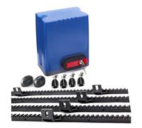 Kit attuatore lineare per apricancello Apriporta dell'operatore del cancello scorrevole di 800KGS 24V 220VAC del motore di CC come motore del chiudiporta con gli scaffali di nylon di 6m(Kit3)