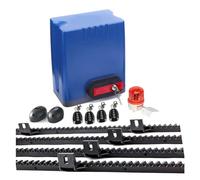 Kit attuatore lineare per apricancello Apriporta dell'operatore del cancello scorrevole di 800KGS 24V 220VAC del motore di CC come motore del chiudiporta con gli scaffali di nylon di 6m(Kit4)
