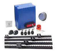 Kit attuatore lineare per apricancello Apriporta dell'operatore del cancello scorrevole di 800KGS 24V 220VAC del motore di CC come motore del chiudiporta con gli scaffali di nylon di 6m(Kit7)