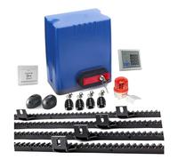 Kit attuatore lineare per apricancello Apriporta dell'operatore del cancello scorrevole di 800KGS 24V 220VAC del motore di CC come motore del chiudiporta con gli scaffali di nylon di 6m(Kit2)