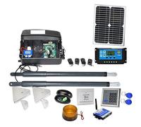 Kit attuatore lineare per apricancello Attuatore lineare elettrico 12VDC for vialetto del solare Motore da 200 kg automatico di apertura del cancello a battente GSM 2 telecomandi(1)