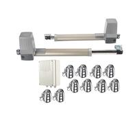Kit attuatore lineare per apricancello DC 300KG 2.5Metri Doppio Braccio Solare Attuatore for Cancelli Automatici for Porte Battenti Operatore Elettrico 24vdc Battente Apri del Cancello(Kit7)
