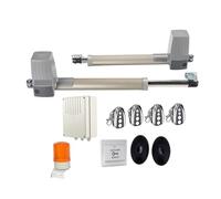 Kit attuatore lineare per apricancello DC 300KG 2.5Metri Doppio Braccio Solare Attuatore for Cancelli Automatici for Porte Battenti Operatore Elettrico 24vdc Battente Apri del Cancello(Kit1)