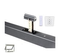Kit attuatore lineare per apricancello Motore elettrico for apertura finestra attuatore intelligente 24v Nero Chiusura automatica/Apertura lucernario/Serra Tuya Smartlife(Kit9 200mm)