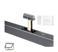 Kit attuatore lineare per apricancello Motore elettrico for apertura finestra attuatore intelligente 24v Nero Chiusura automatica/Apertura lucernario/Serra Tuya Smartlife(Kit2)