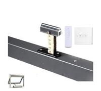 Kit attuatore lineare per apricancello Motore elettrico for apertura finestra attuatore intelligente 24v Nero Chiusura automatica/Apertura lucernario/Serra Tuya Smartlife(Kit8 400mm)
