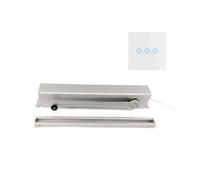 Kit attuatore lineare per apricancello Smart Electric Window Opener DC24V AC220V For Casement Window Close/Open Home RF Remote Control Y Rain Sensor Optional(Kit8)