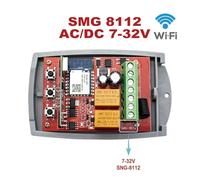 Kit attuatore lineare per apricancello Smart Switch Universale RF Cancello del garage Apriporta Controller 433 mhz 7-250 V Ricevitore esterno a 2 canali(1PCS AC DC 7-32V)