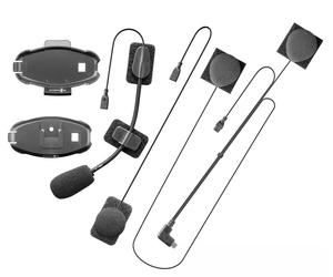 KIT AUDIO AGGIUNTIVO CUFFIE MICROFONO BLUETOOTH INTERPHONE CONNECT E ACTIVE