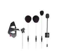 KIT AUDIO INTERFONO MIDLAND BT MINI SPEAKERS CUFFIE RCF 40MM BASE MICROFONO