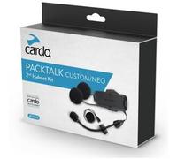 Cardo Packtalk Custom/Neo Secondo set di espansione del casco, nero per maschi