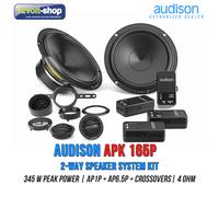 Kit Audison Prima APK 165P - AP 1P + AP 6.5P + crossover; 345W max; 4Ω