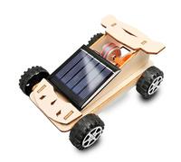 Kit Auto Solare in Legno per Bambini 8+ Anni - Giocattolo Educativo STEM, kit di costruzioni solari per bambini,Regalo Creativo (Natale/Compleanno, Ragazzi e Ragazze)