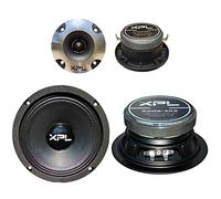 Kit auto XPL con 2 midwoofer XW06-403 da 16,50 cm 100 watt rms e 200 watt max + 2 tweeter XTW2501 da 9,60 cm 100 watt rms e 200 watt max, kit a coppia