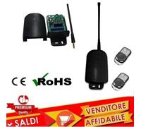 KIT AUTOAPPRENDENTE RICEVENTE APRICANCELLO 2 CANALI 2 TELECOMANDI SERRANDE v.70