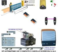KIT AUTOMATISMO APRICANCELLO SCORREVOLE MOTORE 220 V SELE 2 RADIOC FOTO 5 CREMAG