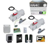 faac kit automazione 230v ac power kit green 106746445
